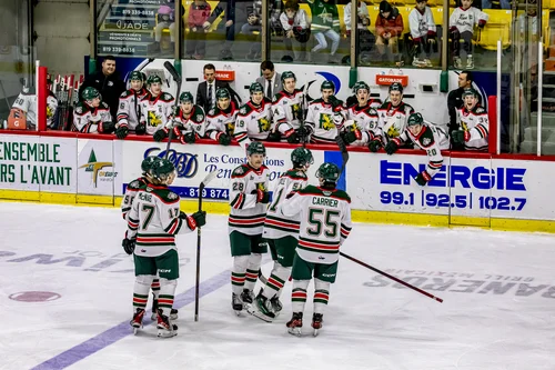 Célébration de but des Mooseheads&nbsp;