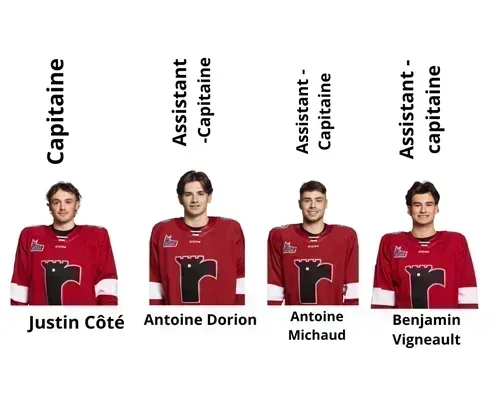 Voici les leaders des Remparts de Québec ...