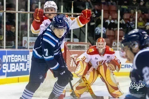 Les Sags battent le Drakkar de Baie-Comeau en fusillade.